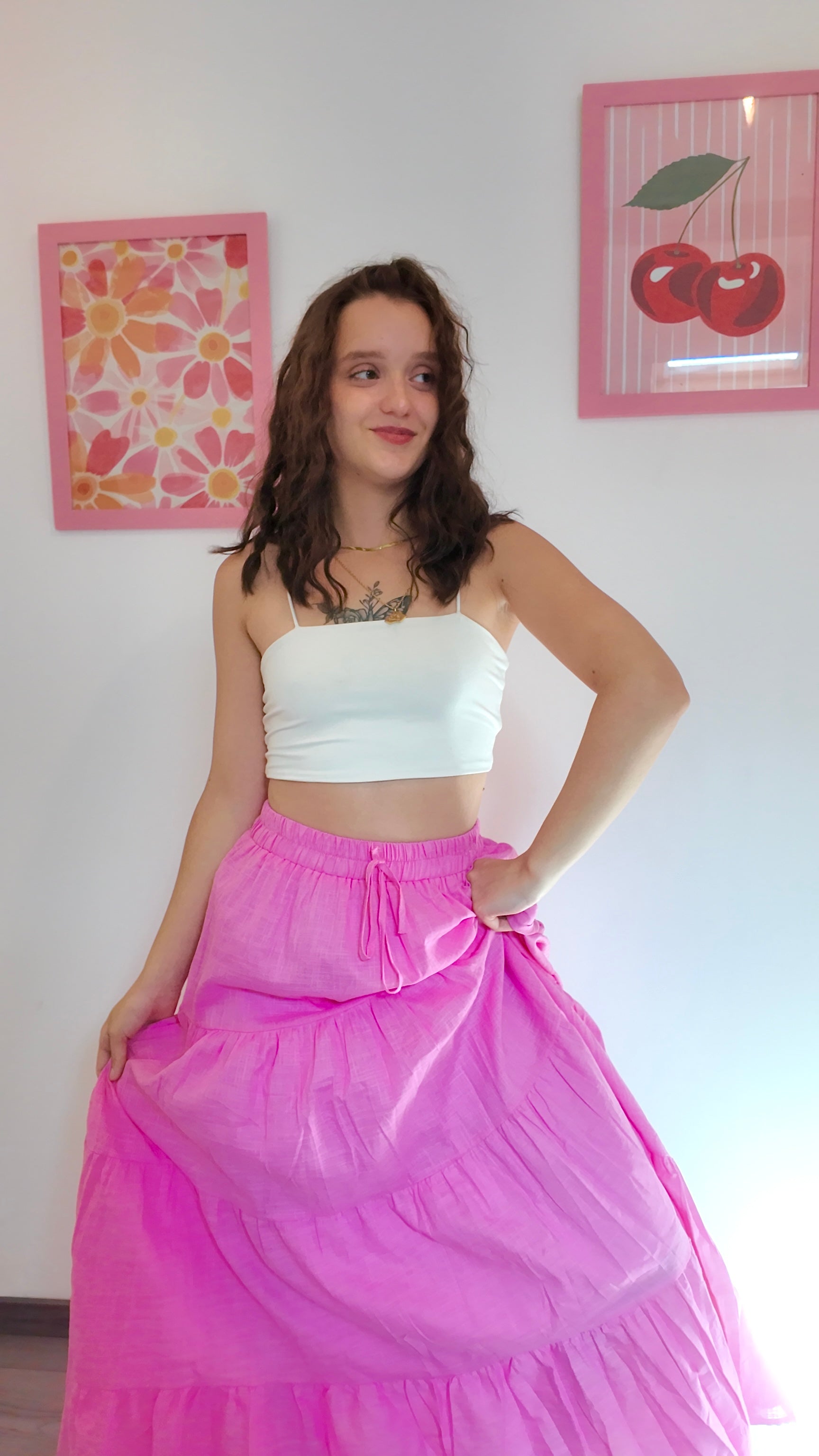 Jupe longue Esmeralda